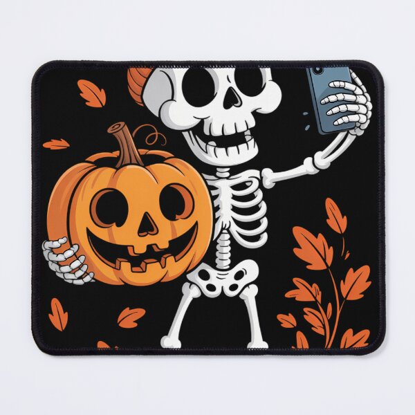 Item preview, Skeleton Fall Autumn Pumpkin Funny Halloween designed and sold by NicoletteLittel.