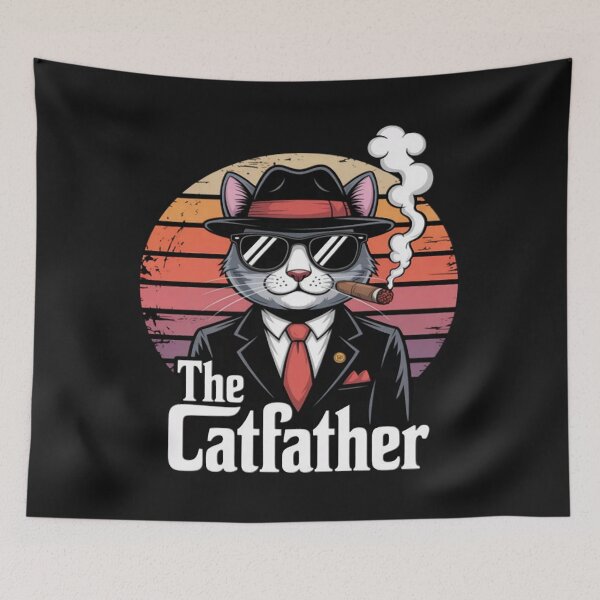 Item preview, The Cat Father Funny Cat Dad Cat Lover designed and sold by Vastingan.