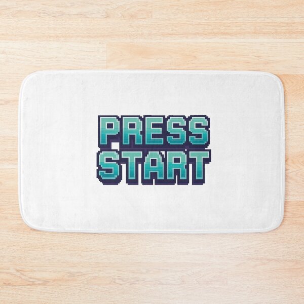 Item preview, Pixel Art Press Start Button Retro Gaming Design designed and sold by Greemo03.