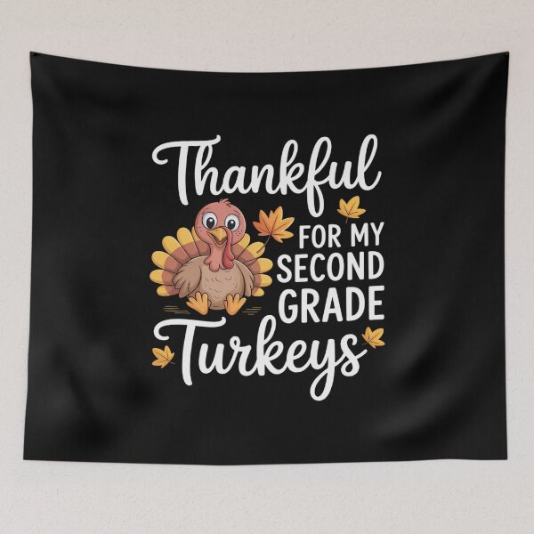 Item preview, Teachers Thanksgiving Thankful For My Second Grade Turkeys designed and sold by KingsLife1994.