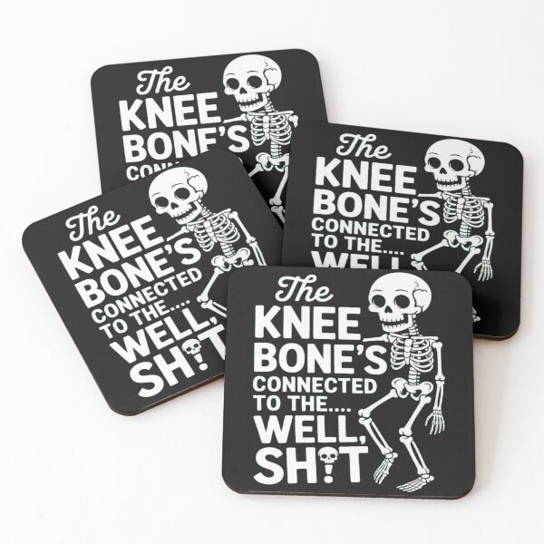 Item preview, The Knee Bone’s Connected To The Well Sh t Amputee Skeleton designed and sold by Vastingan.