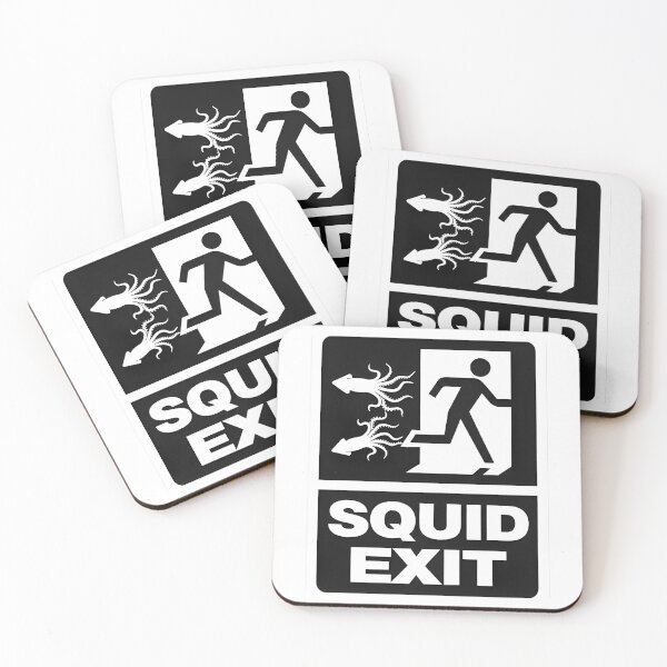 Item preview, Squid Exit designed and sold by Naux | Design & Illustration.