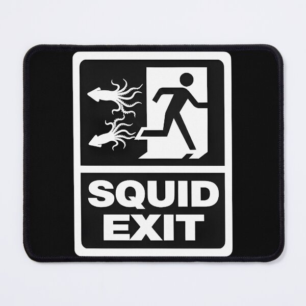 Item preview, Squid Exit designed and sold by Naux | Design & Illustration.