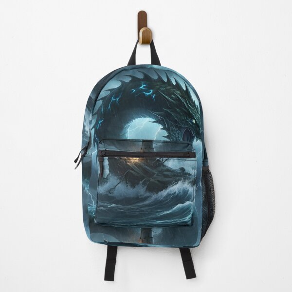 Item preview, Giant Sea Serpent Emerging from Stormy Ocean. designed and sold by alllyxispace.