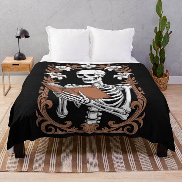 Item preview, The Reader Tarot Card Funny Book Lover Skeleton Reading Book designed and sold by Vastingan.