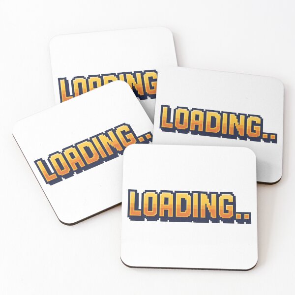 Item preview, Pixel Art Loading Screen Text Retro Video Game Status Design designed and sold by Greemo03.
