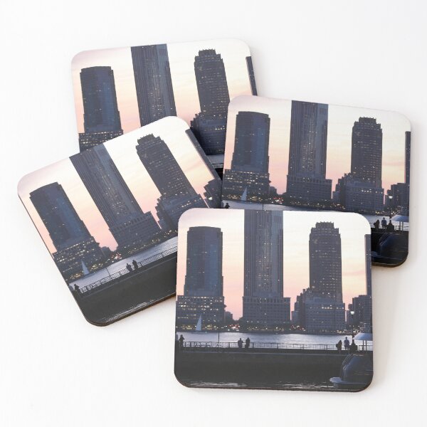 Item preview, Jersey City Waterfront Sunset: the skyline from the Hudson designed and sold by Dhulcity.