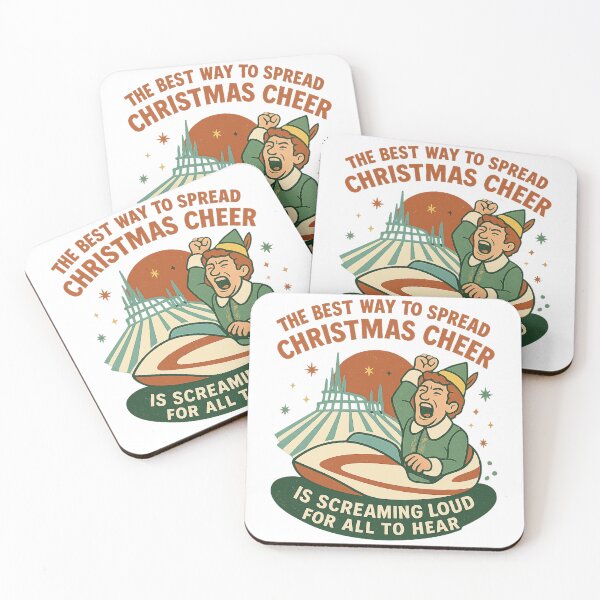 Item preview, Elf x Space Mountain Christmas Cheer – Funny Disney Holiday Mashup designed and sold by Zippitydodads.