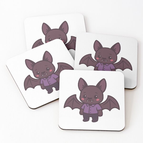 Item preview, Cute Cartoon Bat in Purple Shirt Chibi Halloween Animal designed and sold by Greemo03.
