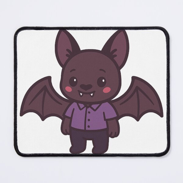 Item preview, Cute Cartoon Bat in Purple Shirt Chibi Halloween Animal designed and sold by Greemo03.