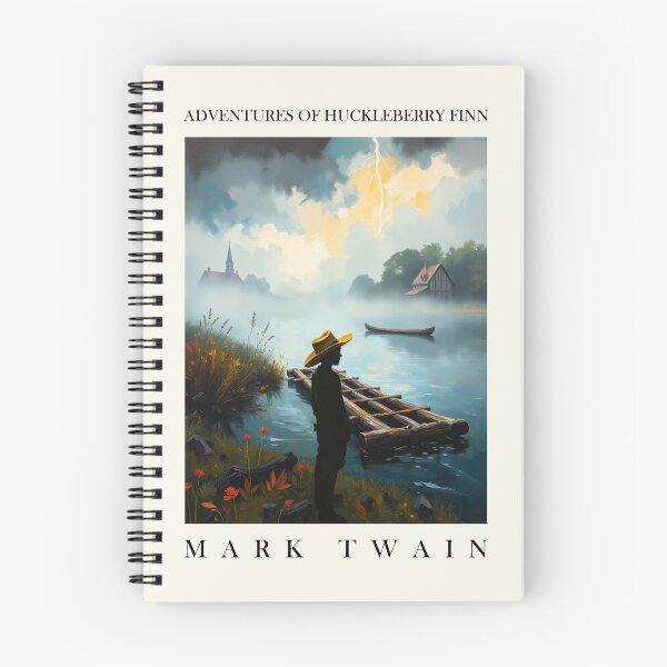 Item preview, Adventures of Huckleberry Finn Inspired Mark Twain Art designed and sold by kakarikihill.