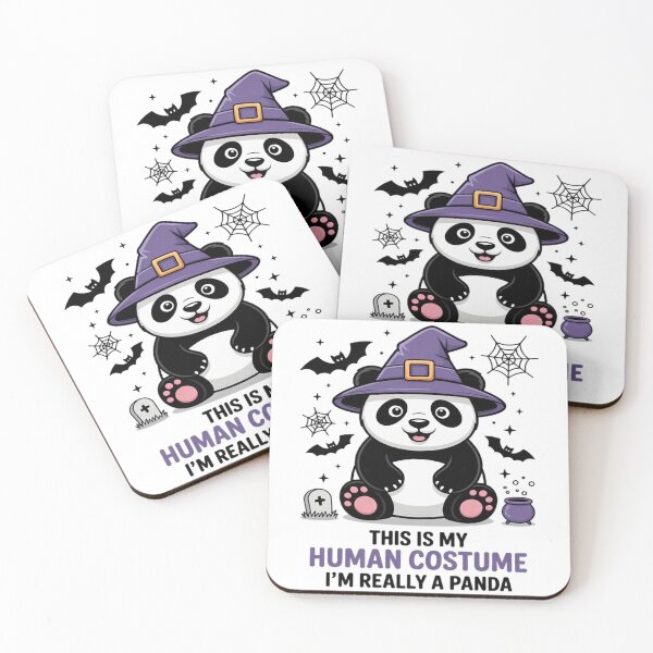 Item preview, This Is My Human Costume I'm Really a Panda Witch Halloween designed and sold by Vastingan.