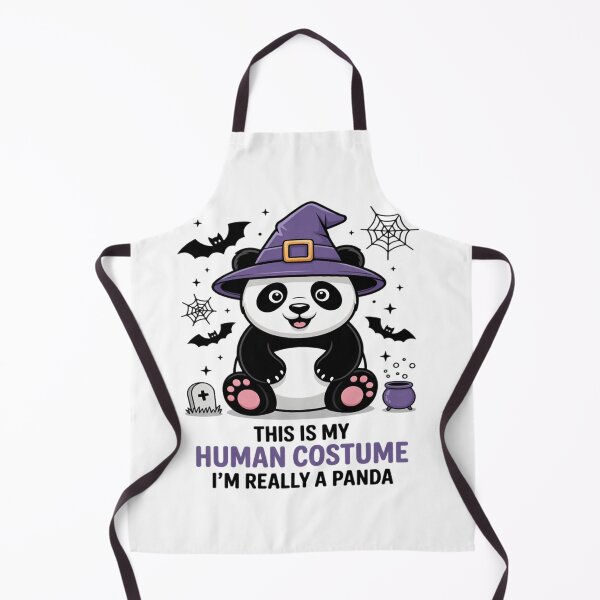 Item preview, This Is My Human Costume I'm Really a Panda Witch Halloween designed and sold by Vastingan.