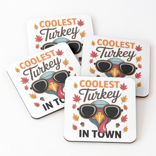 Item preview, Coolest Turkey in Town Thanksgiving designed and sold by Bandikonsalez.