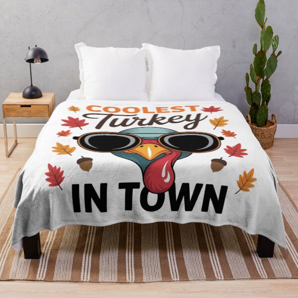 Item preview, Coolest Turkey in Town Thanksgiving designed and sold by Bandikonsalez.
