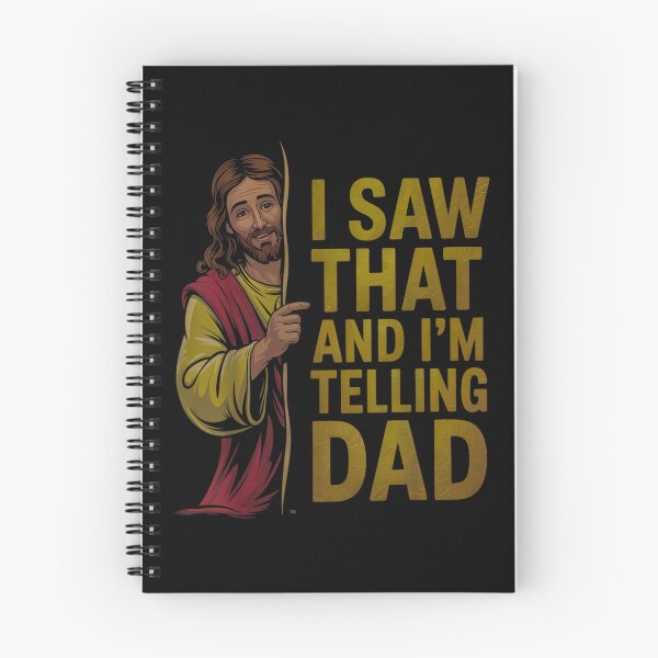 Item preview,  Funny Jesus I Saw That I'm Telling Dad  designed and sold by peggycantu.