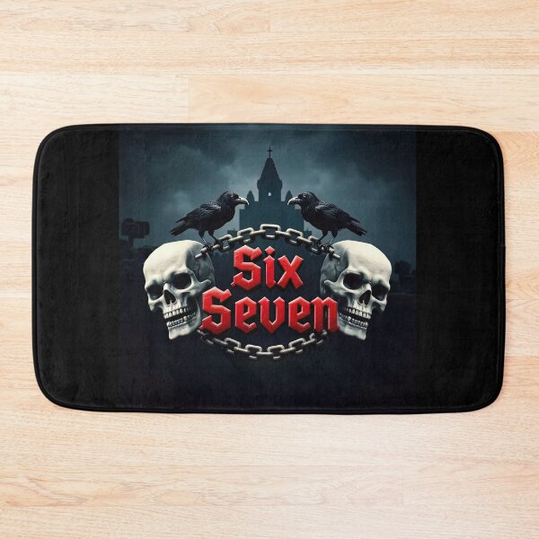 Item preview, Six Seven 6-7 Gothic Skulls & Ravens designed and sold by The Funky Sprunki.