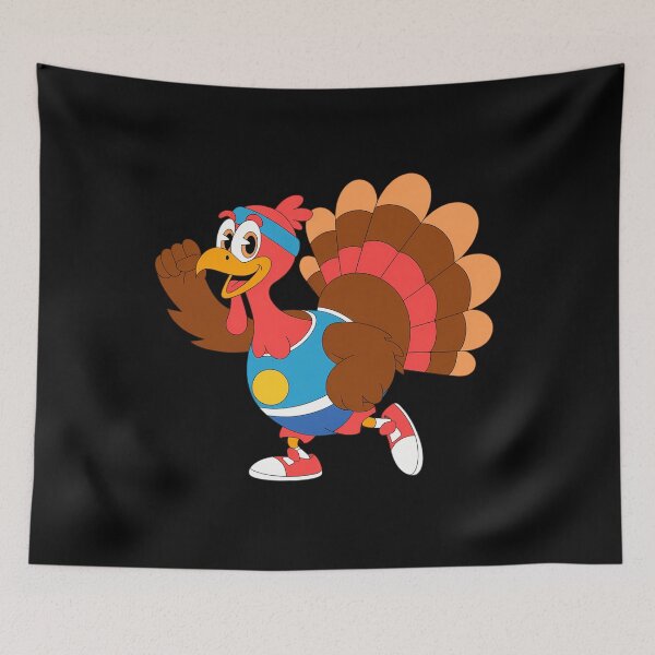Item preview, Funny Trotting Turkey Thanksgiving Dinner designed and sold by Bandikonsalez.