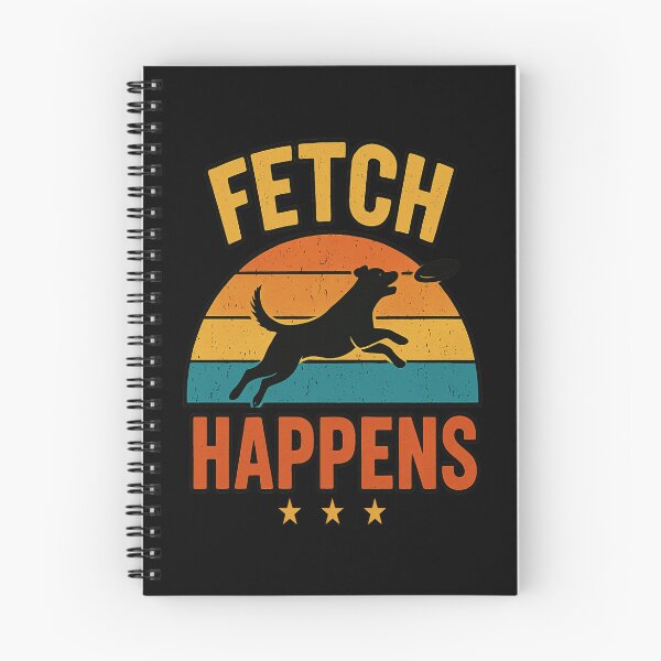 Item preview, Fetch Happens – Funny Retro Dog Lover designed and sold by Redblackman.