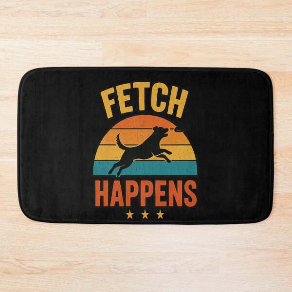 Item preview, Fetch Happens – Funny Retro Dog Lover designed and sold by Redblackman.