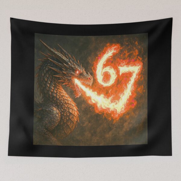 Item preview, Six Seven 6-7 Dragon Fire Beta designed and sold by The Funky Sprunki.