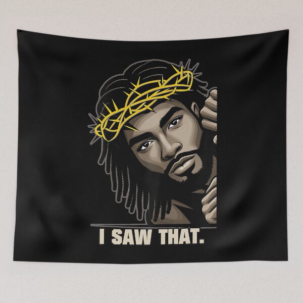 Item preview, I Saw That  Black Jesus designed and sold by peggycantu.