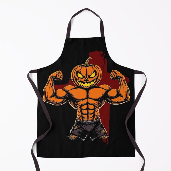Item preview, Jacked O' Lantern Front Double Bicep Pose designed and sold by KnightWorthy.