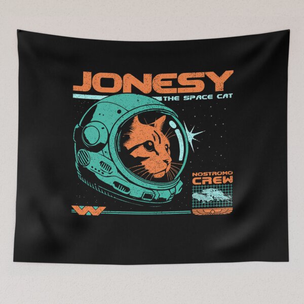 Item preview, jonesy the space cat designed and sold by Stephennelsonn.