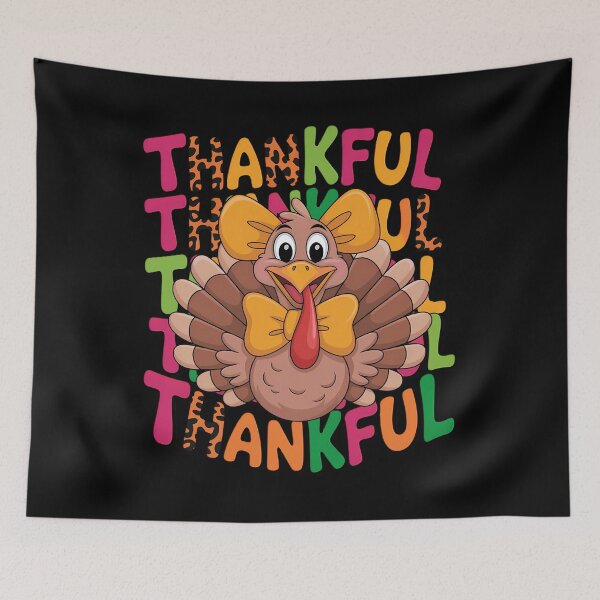 Item preview, Cute Thankful Turkey – Funny Thanksgiving designed and sold by Bandikonsalez.