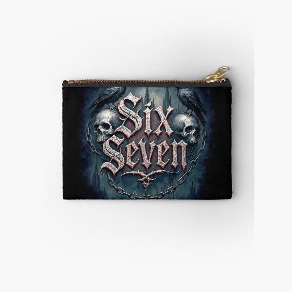 Item preview, Gothic design part II of "Six Seven" with Skulls, Chains and Ravens  designed and sold by The Funky Sprunki.
