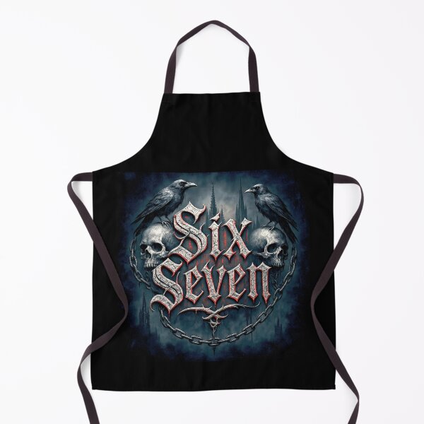 Item preview, Gothic design part II of "Six Seven" with Skulls, Chains and Ravens designed and sold by The Funky Sprunki.
