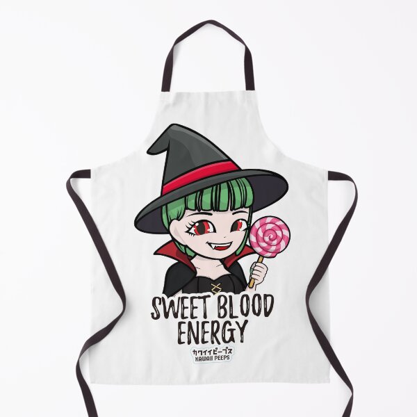Item preview, Halloween Witch Vampire Lollipop Candy "Sweet Blood Energy" Kawaii Girl Design designed and sold by P-L-Sardines.