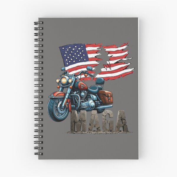 Item preview, American Motorcycle and Broken Flag: The Biker's Financial Crisis | Political Satire and Biker Pride designed and sold by DibuHumor.