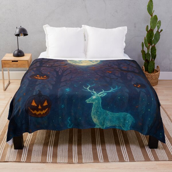 Item preview, Haunted Forest Under Moonlight – Mystical Halloween Deer Design designed and sold by Mo & Ko Design.