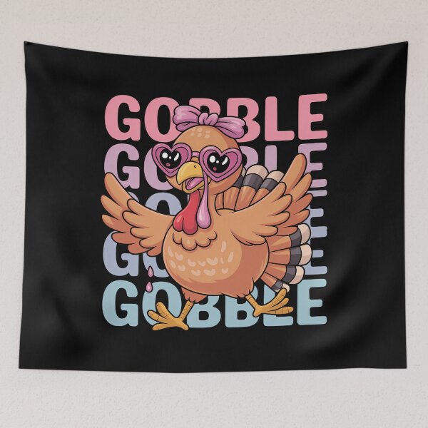 Item preview, Gobble Gobble Youth Thanksgiving Cute designed and sold by ValerieRodrigue.