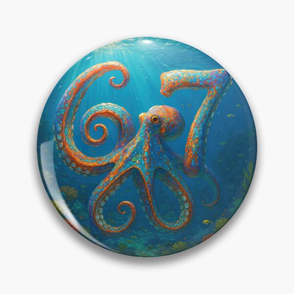 Item preview, Six Seven 6-7 Octopus  designed and sold by The Funky Sprunki.