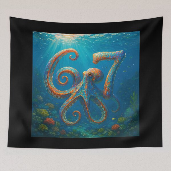 Item preview, Six Seven 6-7 Octopus  designed and sold by The Funky Sprunki.