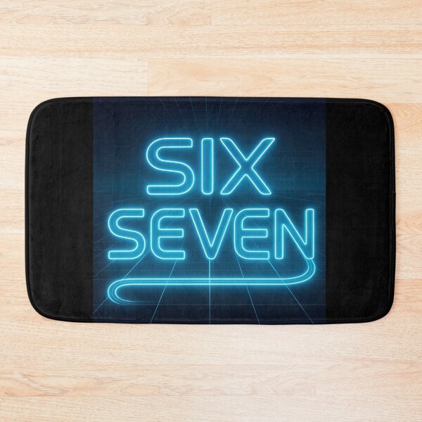 Item preview, Six Seven 6-7 Cyberpunk Neon Blue II designed and sold by The Funky Sprunki.