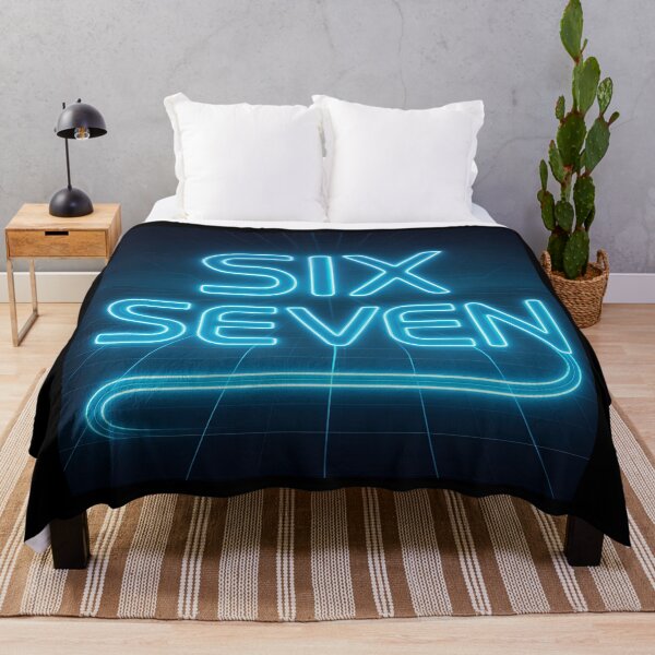Item preview, Six Seven 6-7 Cyberpunk Neon Blue II designed and sold by The Funky Sprunki.