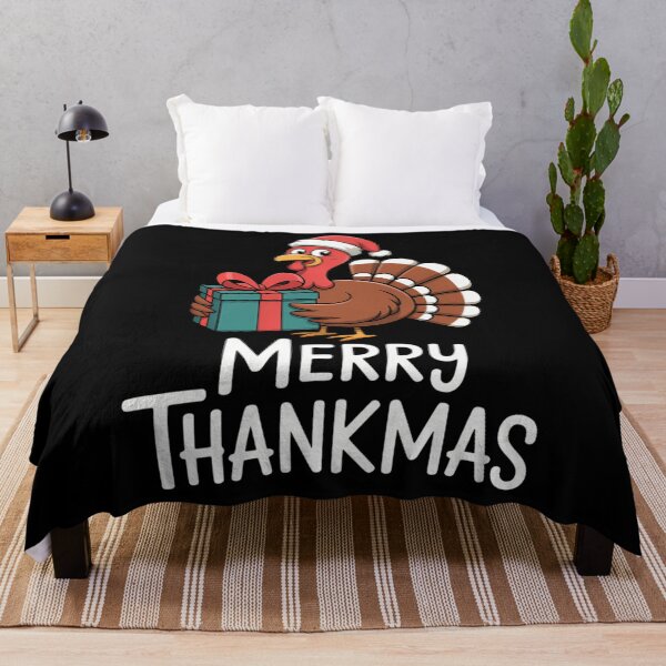 Item preview, Merry Thankmas Santa Turkey Day Thanksgiving Christmas designed and sold by ValerieRodrigue.