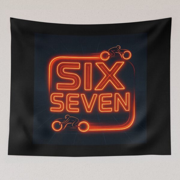 Item preview, Six Seven 6-7 Cyberpunk Cycle Red designed and sold by The Funky Sprunki.