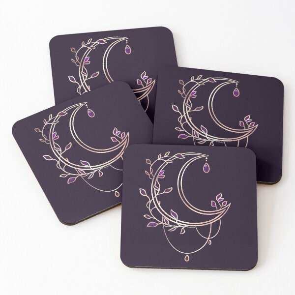 Item preview, Frosted Amethyst Moon designed and sold by heysoleilart.