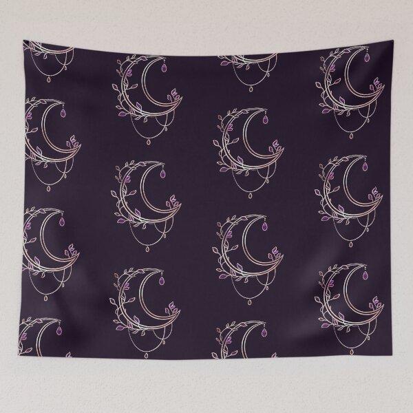 Item preview, Frosted Amethyst Moon designed and sold by heysoleilart.