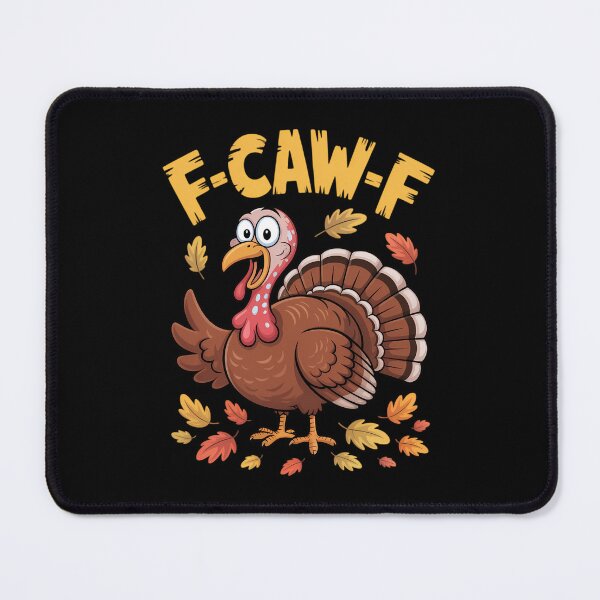 Item preview, Funny Thanksgiving Turkey Pun F-CAW-F designed and sold by ValerieRodrigue.