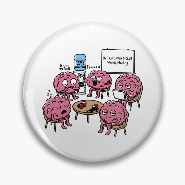Item preview, Overthinking Club designed and sold by ethnicdrawing.
