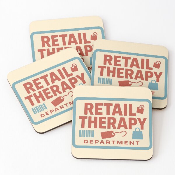 Item preview, Retail Therapy Department — Funny Vintage Shopping Aesthetic Design designed and sold by SimplyJasper.