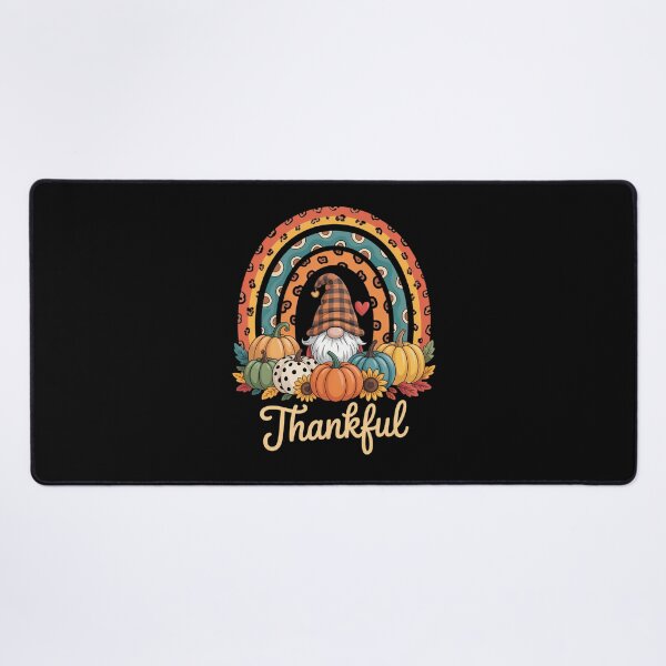 Item preview, Thankful Leopard Rainbow Boho Gnomes Fall Happy Thanksgiving designed and sold by PeteHomenick.