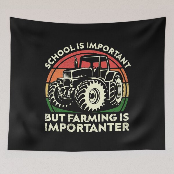 Item preview, Funny Tractor Farming "Importanter" T-Shirt designed and sold by TinaMDedrick.
