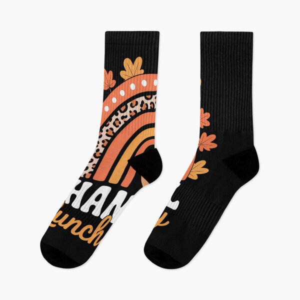 Artikelvorschau, Thankful Lunch Lady Regenbogen Leopard Print Frauen Thanksgiving entworfen und verkauft von PeteHomenick.