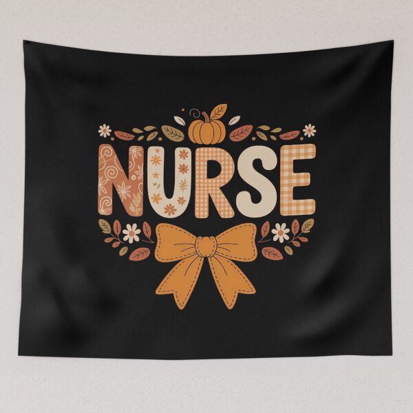 Item preview, Thankful Nurse Fall Thanksgiving Stethoscope Coquette Bow designed and sold by PeteHomenick.